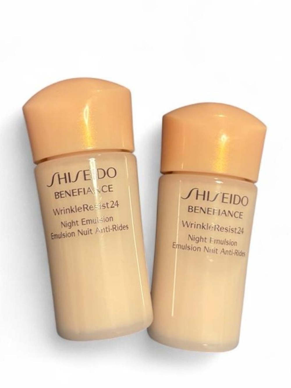 Shiseido Benefiance WrinkleResist24 Night Emulsion 2 bottle 15ml each -